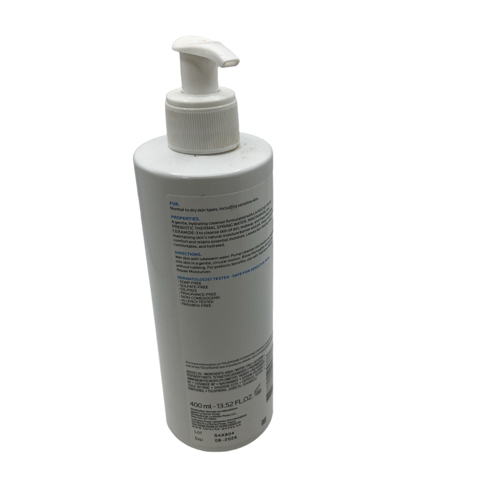 La Roche-Posay Toleriane Hydrating Gentle Cleanser Normal Dry Skin 13.52 oz 3/27 - Picture 3 of 3